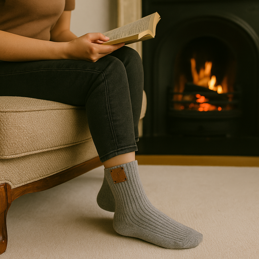 Chaussettes d'hiver en laine pour femmes, chaussettes en cachemire pour femmes, chaussettes d'hiver chaudes et douces pour femmes, cadeau pour elle