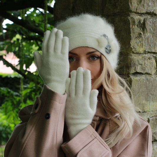 Gants en cachemire luxueux pour femmes – Doux, élégants et chauds en plusieurs couleurs | Cadeau parfait pour elle