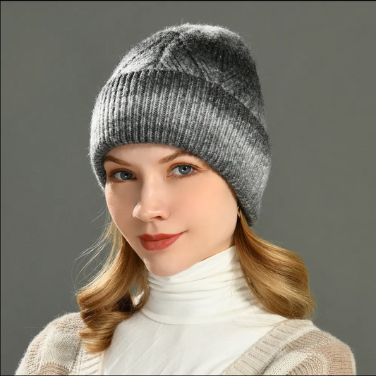Bonnet en cachemire, Bonnet en cachemire pour femme, Bonnet en cachemire chaud et doux, Cadeau pour elle