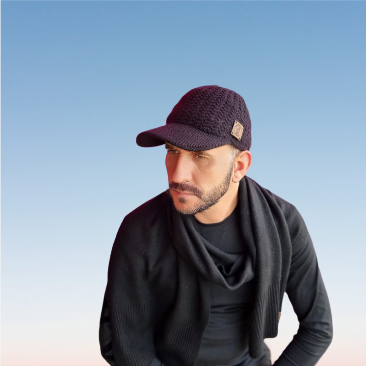 black Long and Wide Cashmere Scarf for Women & Men – Soft, Warm Winter Wrap, Elegant Gift for Her or Him, Cozy Unisex Accessory for Cold Weather