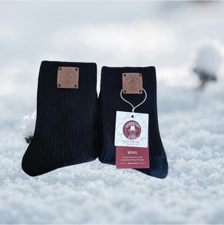 Chaussettes d'hiver en laine pour femmes, chaussettes en cachemire pour femmes, chaussettes d'hiver chaudes et douces pour femmes, cadeau pour elle