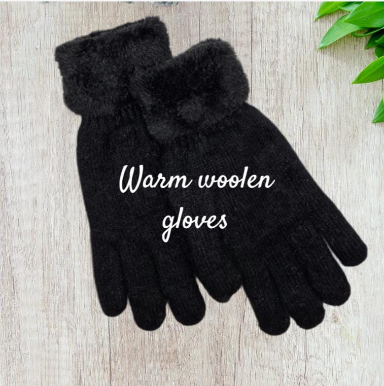 warme handschuhe für frauen Luxuriös warme Handschuhe aus Angorawolle – dicke, gefütterte Winter-E – BURGUNDY MODE
