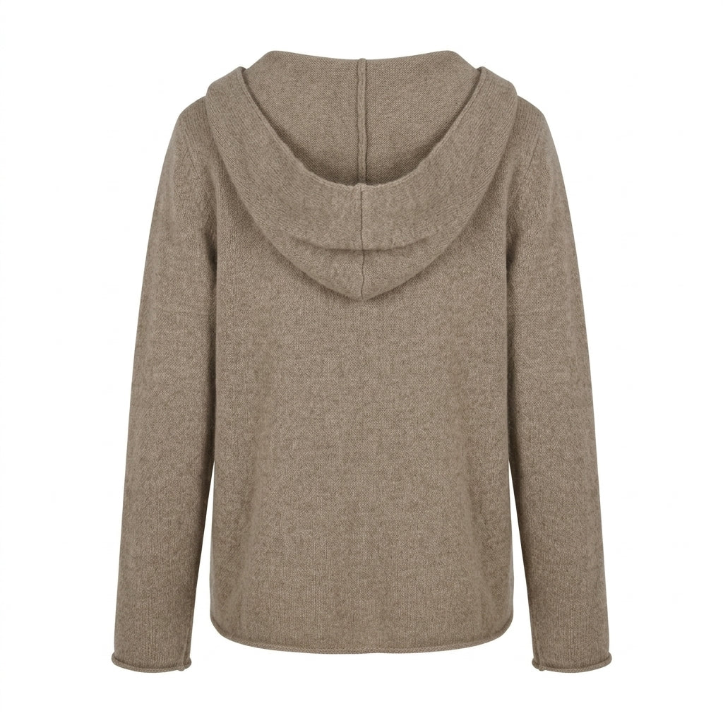 Women’s 100% Pure Cashmere Hooded Sweater – Soft & Luxurious Knit