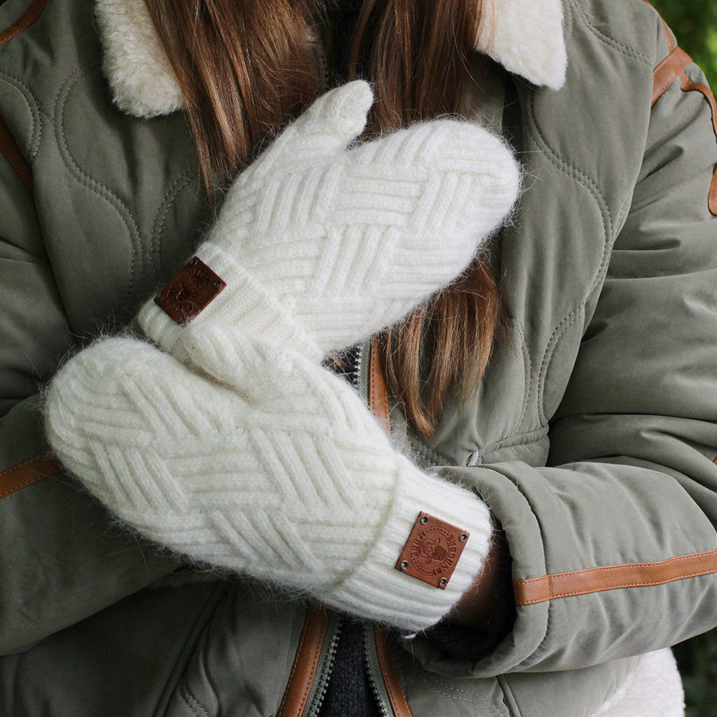 Cashmere Hat & Mittens Set