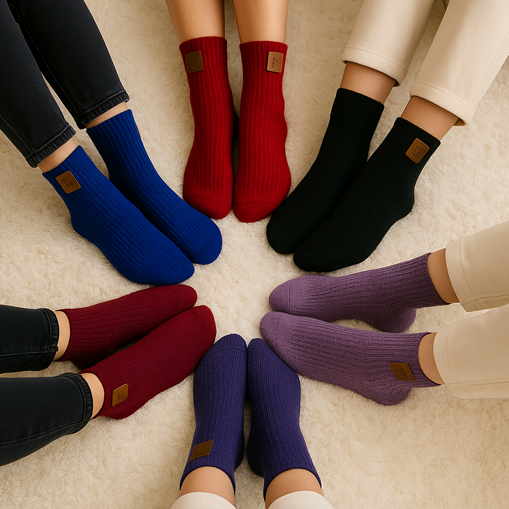 Kaschmir Damensocken, Wollsocken, Warme und weiche Wintersocken für Damen, Geschenk für Sie
