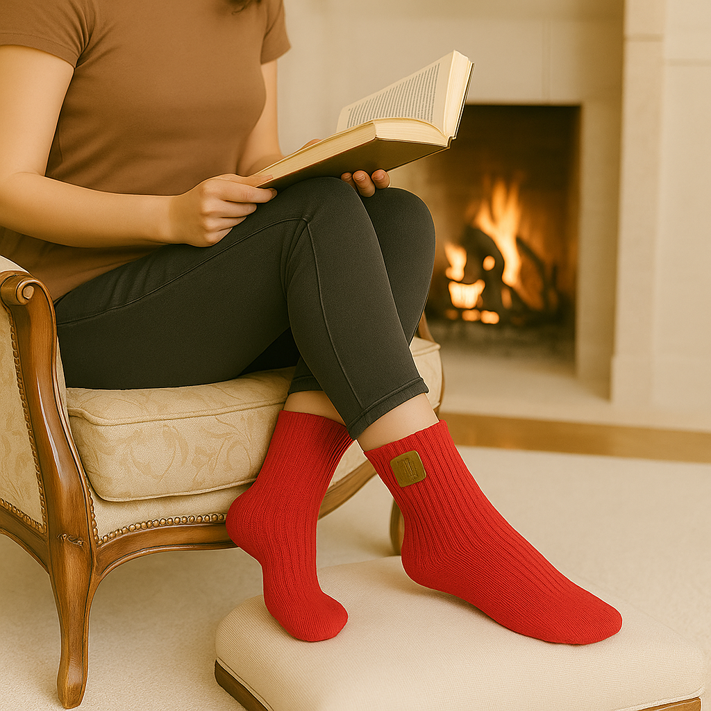 Kaschmir Damensocken, Wollsocken, Warme und weiche Wintersocken für Damen, Geschenk für Sie