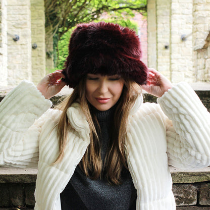 Fluffy Faux Fur Bucket Hat for Women - Super Soft and Warm Winter Hat, Cute Gift to Stay Cozy & Chic