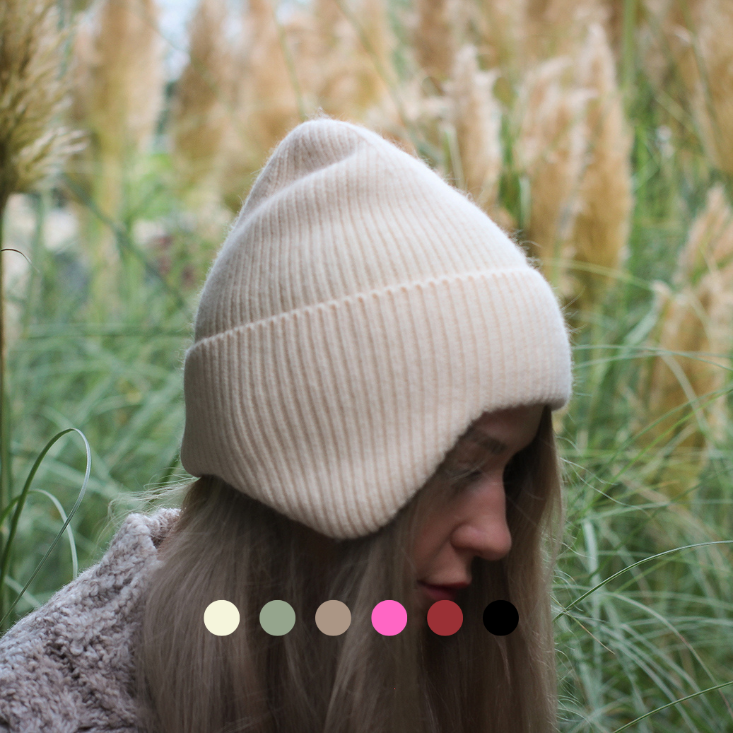 Bonnet cache-oreilles unisexe, bonnet d'hiver en laine pour femme, cadeau pour elle