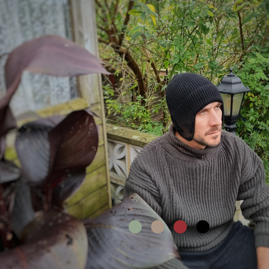 Bonnet cache-oreilles unisexe, bonnet d'hiver en laine pour homme, cadeau pour lui