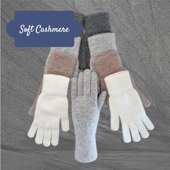 Gants en cachemire luxueux pour femmes – Doux, élégants et chauds en plusieurs couleurs | Cadeau parfait pour elle