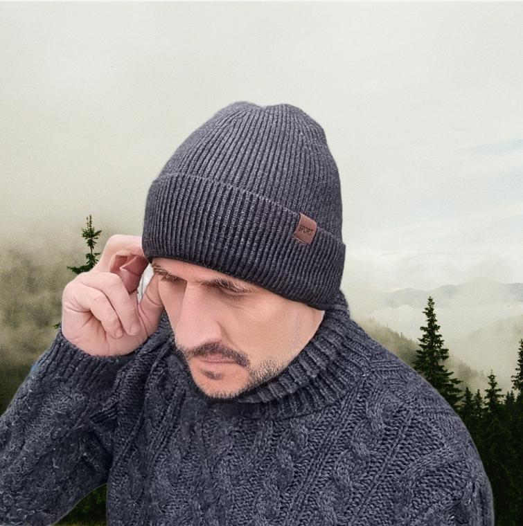 Men's Winter Lined Hat - Windproof & Perfect Gift for him