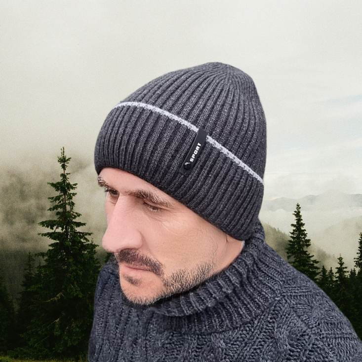 Chapeau doublé d'hiver pour homme - Coupe-vent et cadeau parfait pour lui