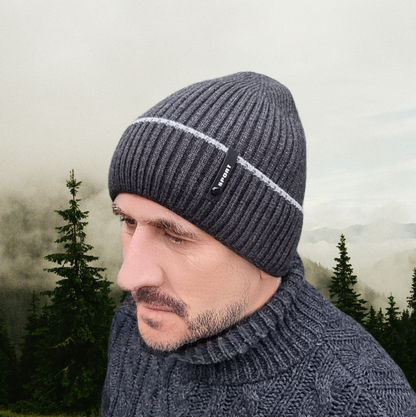 Cappello invernale foderato da uomo