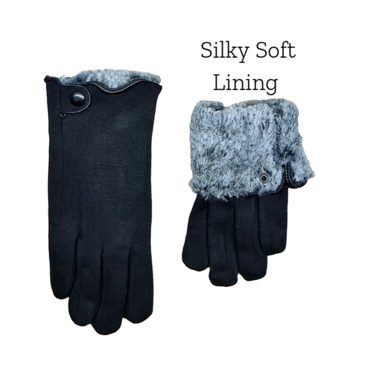 Men's Winter Lined Gloves – Soft and Warm | Perfect Gift for Him
