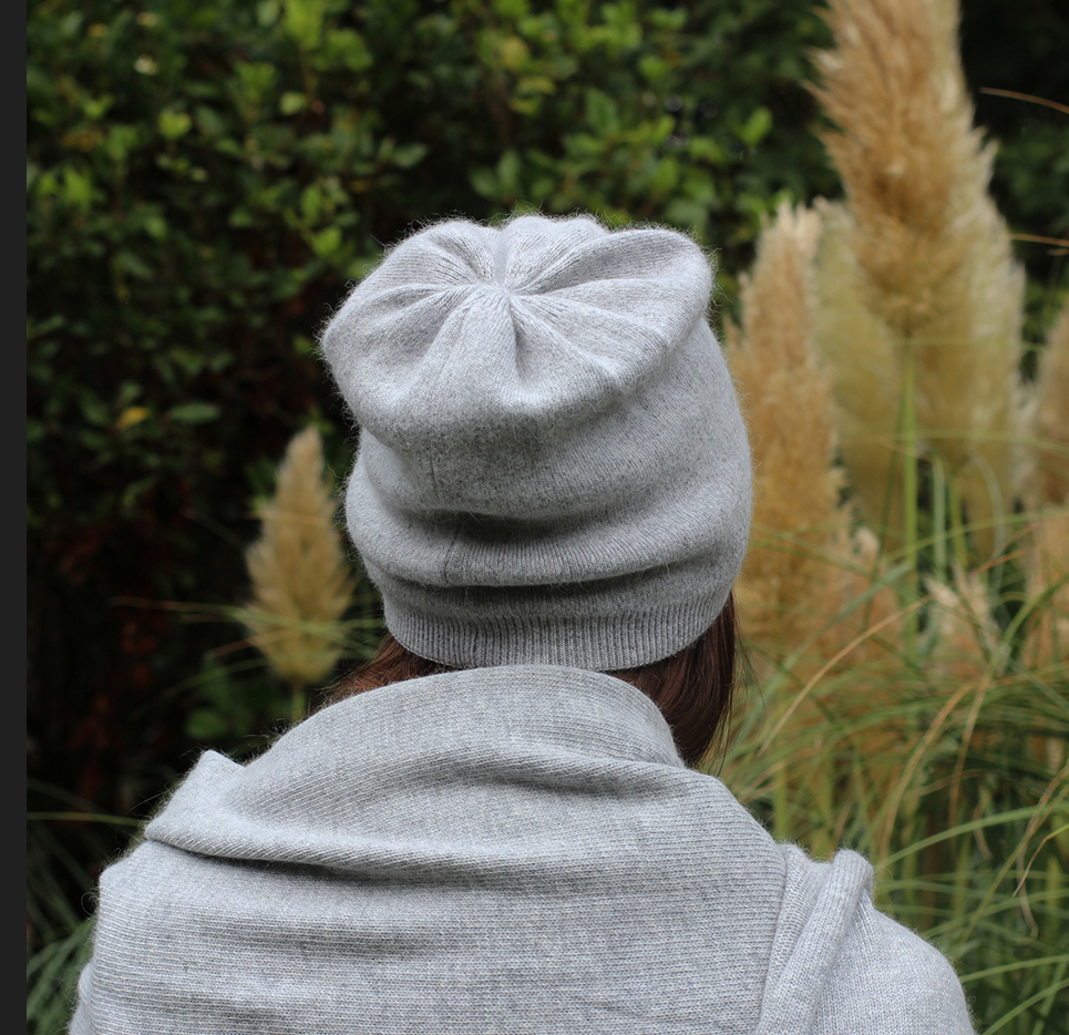Bonnet ample en cachemire, bonnet d'hiver double épaisseur en cachemire pour homme, cadeau pour lui