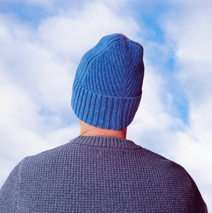 Herrenmütze mit Kaschmir-Seidenfutter, Kaschmirmütze für Männer, Haarschutzmütze, Geschenk für ihn