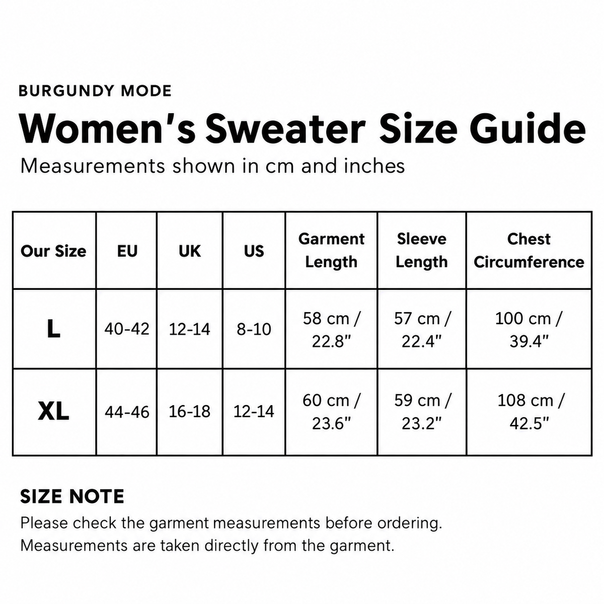 Women’s 100% Pure Cashmere Sweater – Thick & Luxurious Knit
