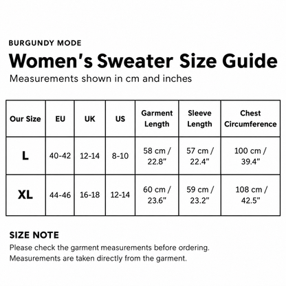 Women’s 100% Pure Cashmere Sweater – Thick & Luxurious Knit