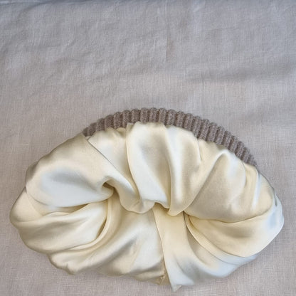 Herrenmütze mit Kaschmir-Seidenfutter, Kaschmirmütze für Männer, Haarschutzmütze, Geschenk für ihn