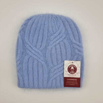 blue Women’s Thick Cashmere Beanie