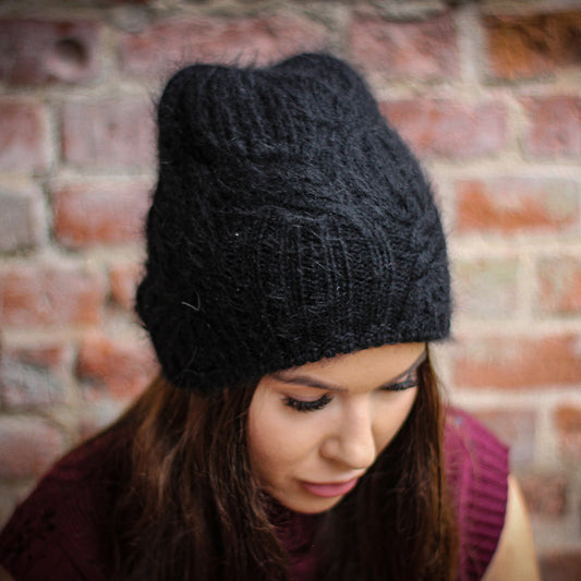 black Women’s Thick Cashmere Beanie
