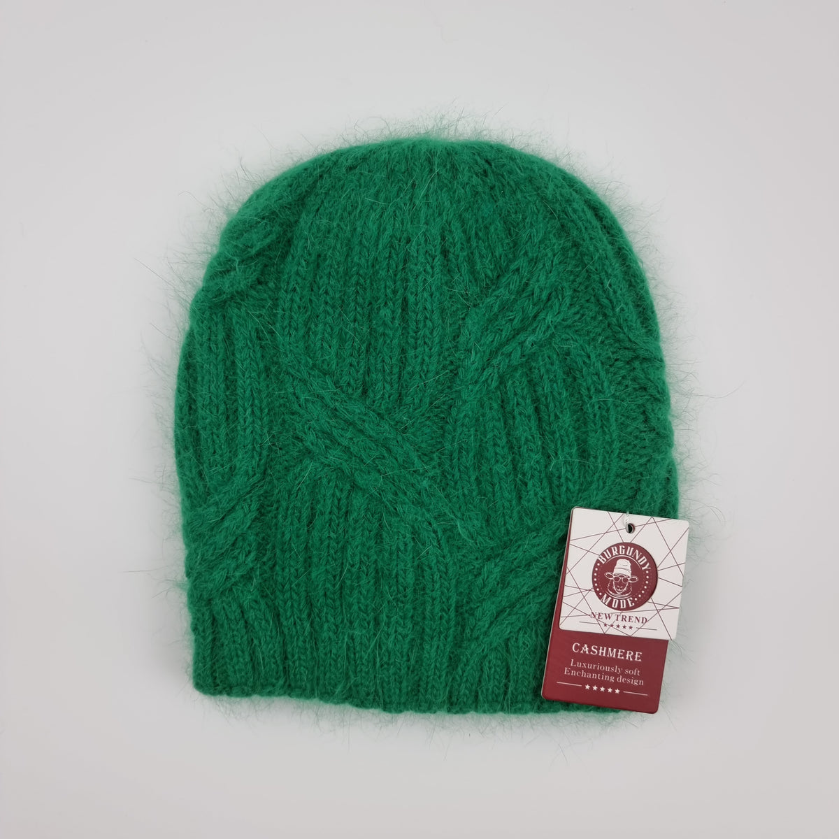 green Women’s Thick Cashmere Beanie