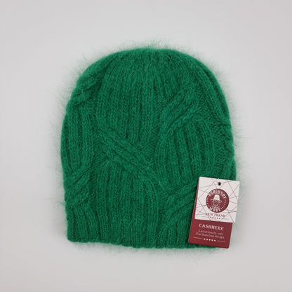 green Women’s Thick Cashmere Beanie