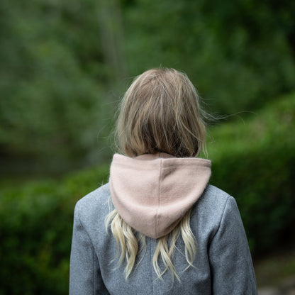 blush Cashmere Balaclava – Women’s Winter Hood Hat