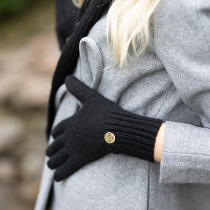 black Women’s Cashmere Gloves