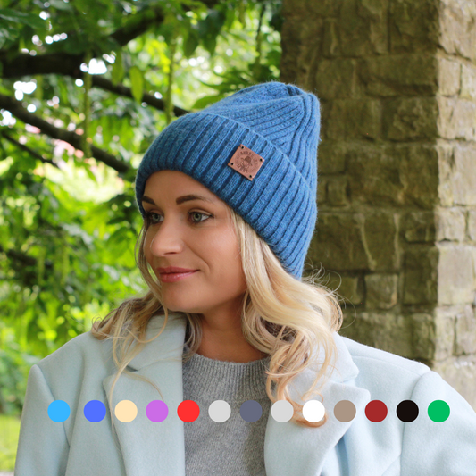 Bonnet tricoté doublé de soie et de cachemire : bonnet coupe-vent unisexe pour l'hiver, idéal pour les cheveux épais, bouclés et sans frisottis