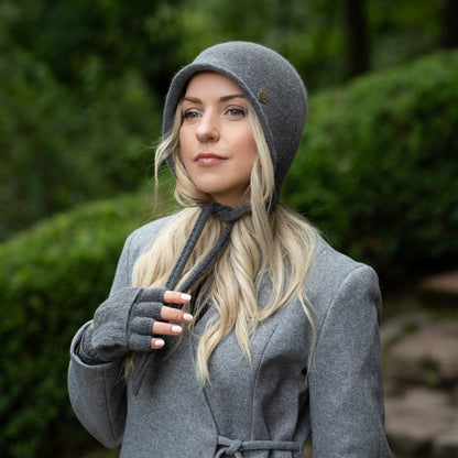 dark grey Women’s Cashmere Winter Hat