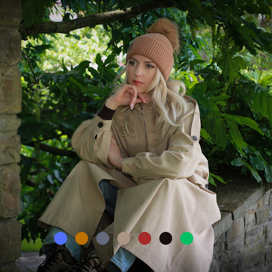 Bonnet pour femme doublé en cachemire et 100 % PURE SOIE, bonnet coupe-vent d'hiver, idéal pour les cheveux épais, bouclés et sans frisottis, cadeau pour elle