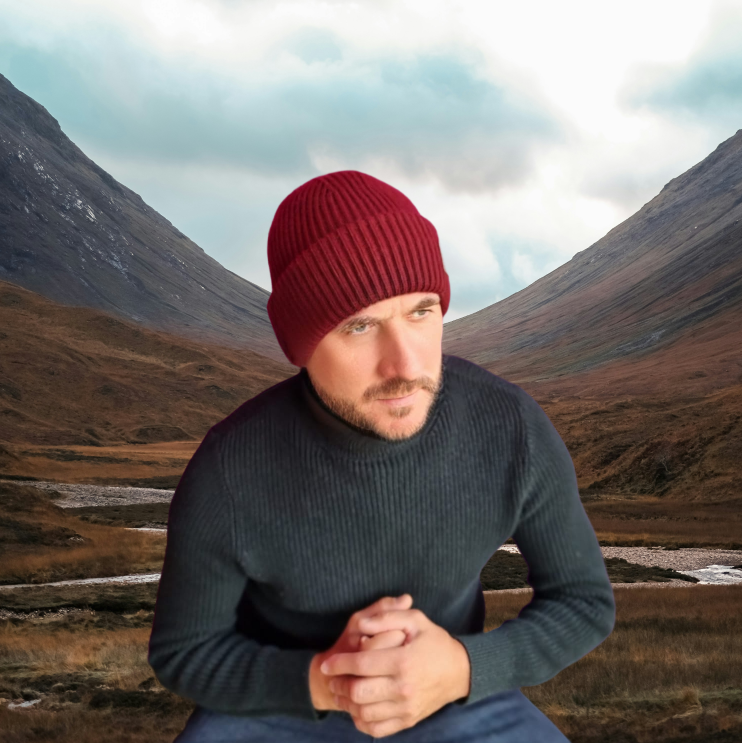 Bonnet en cachemire pour homme, bonnet en cachemire pour homme, bonnet de protection des cheveux, cadeau pour lui