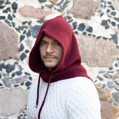 Cashmere Hooded Balaclava – Winter Hood Hat