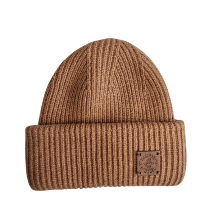 cooper brown Silk-Lined Triple Layer Men’s Cashmere Hat – Hair-Friendly Winter Beanie, Cozy Gift for Him, Reduces Frizz & Breakage