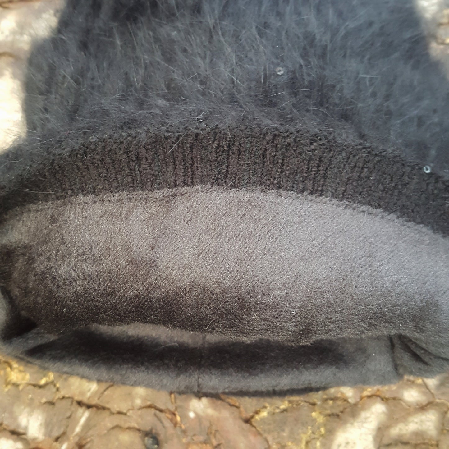 Bonnet en tricot à pompon synthétique pour femme, triple épaisseur, bonnet intérieur en coton, bonnet en laine angora, bonnet épais, bonnet coupe-vent super doux et confortable