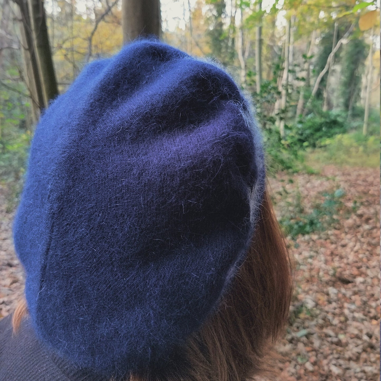 Béret d'hiver en cachemire pour femme, chapeau béret double couche français chaud et confortable, cadeau pour elle