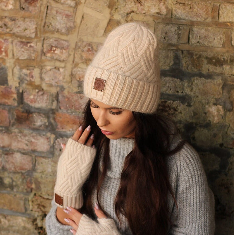 Luxurious Cashmere Hat | Women's Knit Beanie | Perfect Gift for Her