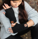 Fingerlose Handschuhe aus Kaschmir für Damen, Weiche und warme, kuschelige Winterhandschuhe für Damen – Perfektes Geschenk für Sie