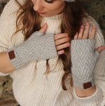 Women's cashmere fingerless gloves, Soft and warm cozy winter gloves for women's – Perfect Gift for her