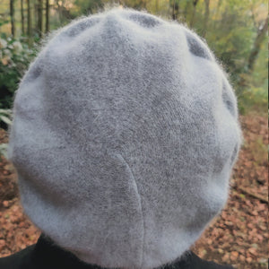 Béret d'hiver en cachemire pour femme, chapeau béret double couche français chaud et confortable, cadeau pour elle