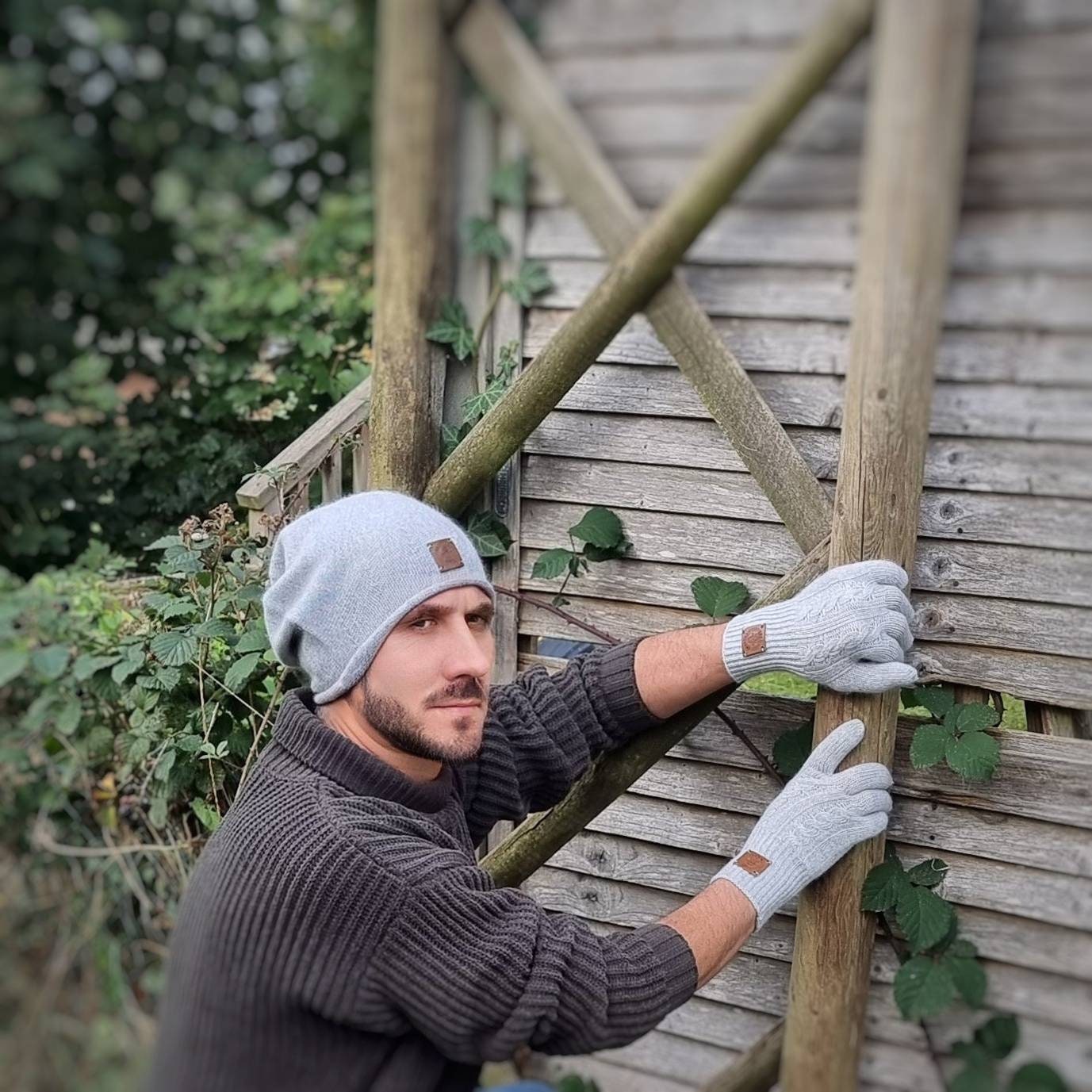 Bonnet ample en cachemire, bonnet léger en cachemire pour homme, bonnet d'hiver en cachemire pour homme, cadeau pour lui