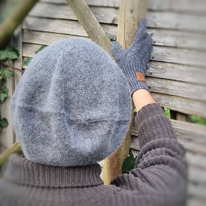 Kaschmir-Slouchy-Mütze, leichte Kaschmir-Beanie für Herren, Wintermütze aus Kaschmir für Herren, Geschenk für ihn