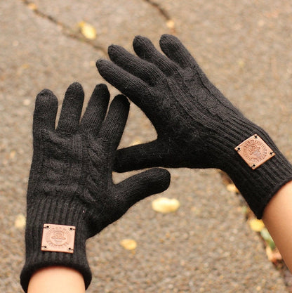 Kaschmir-Set: Mütze, Handschuhe, Schal, Strickset, gemütliches und superweiches Winter-Kaschmir-Set für Damen.