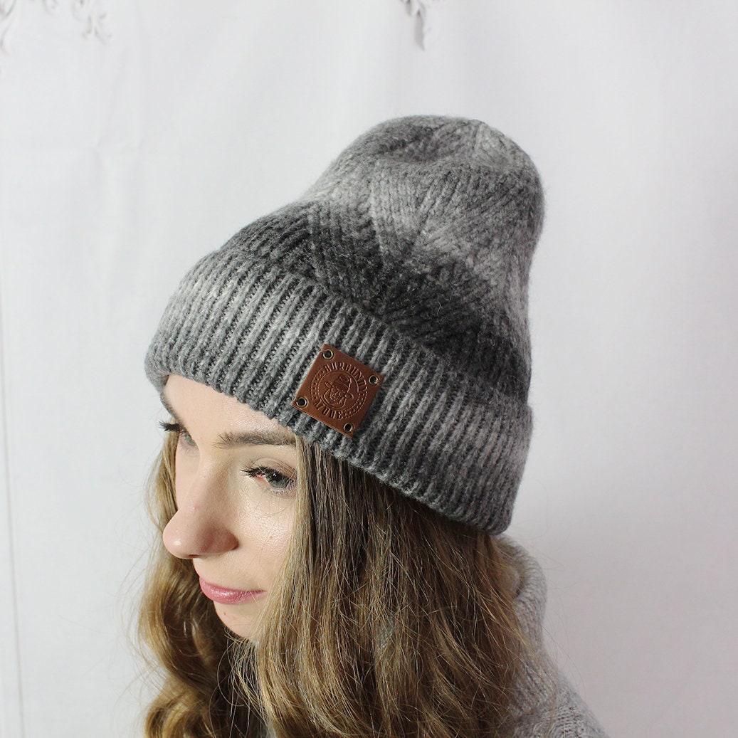 Kaschmirmütze, Kaschmirmütze für Damen, Warme und weiche Kaschmirmütze, Geschenk für Sie