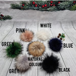 Women's cashmere fox fur pom pom hat, Knit women's warm winter cashmere hat, Gift for her