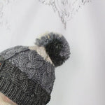 Winter oversized kid's hat, inner fleece lining beanie, windproof hat