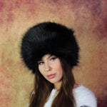 Faux fur women's hat, Windproof lined and warm hat, Gift for her