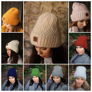 Luxurious Cashmere Hat | Women's Knit Beanie | Perfect Gift for Her