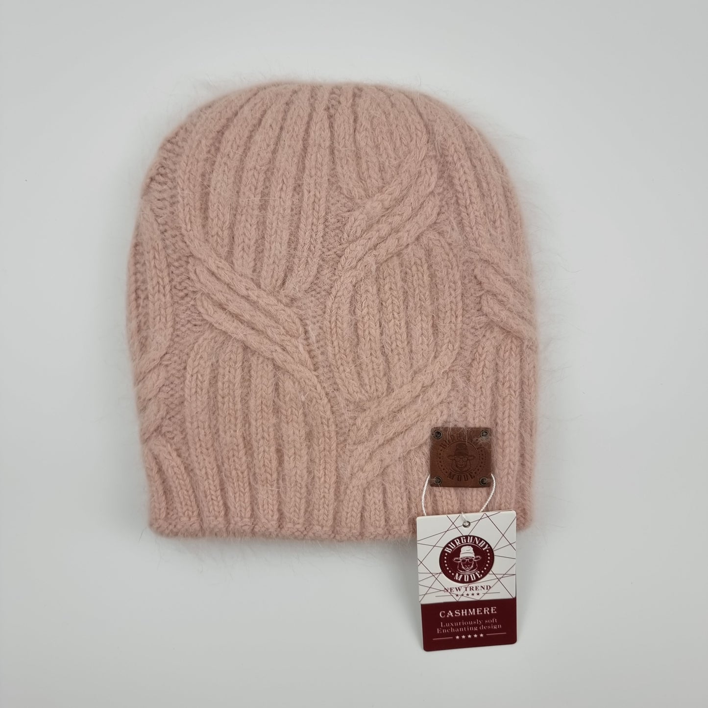 Kaschmirmütze, Dicke Kaschmir Strickmütze für Damen, Geschenk für Sie